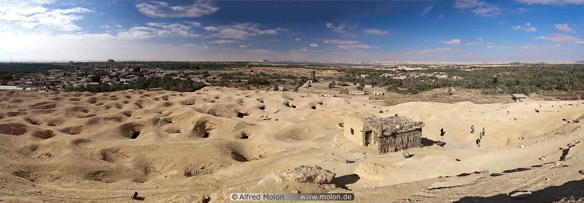 11 Tombs and view of Siwa