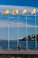 03 Flag poles on waterfront