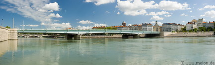 04 Guillotiere bridge and Rhone river