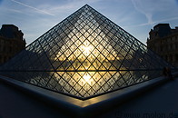 15 Louvre glass pyramid at sunset