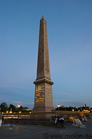 11 Obelisk on Place Concorde at night