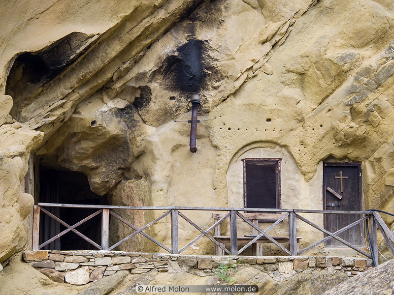 10 Monk living quarters in the rock wall