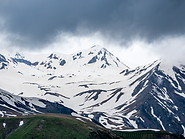 11 Snow covered Caucasus mountains