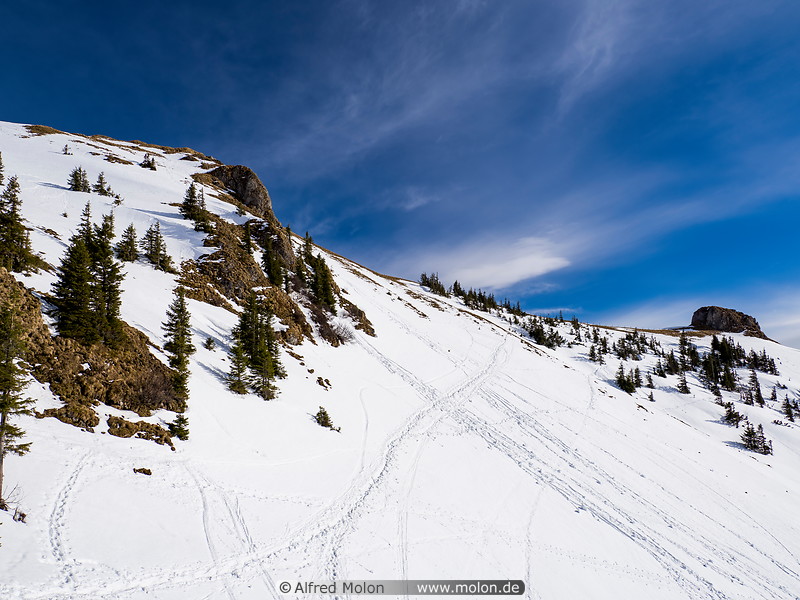 14 Snow covered mountain slope