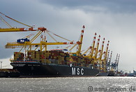 06 Container ship and gantry cranes