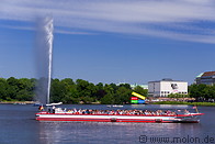 16 Sightseeing boat in Alster river