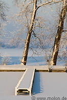 21 Landing stage in winter