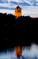 10 St Jacob church tower at night