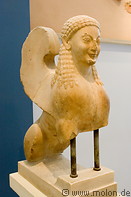 18 Marble votive statue of sphinx