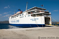 63 Car ferry at the quay in Adamas