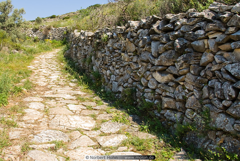 41 Byzantine military road between Lefkes and Prodromos