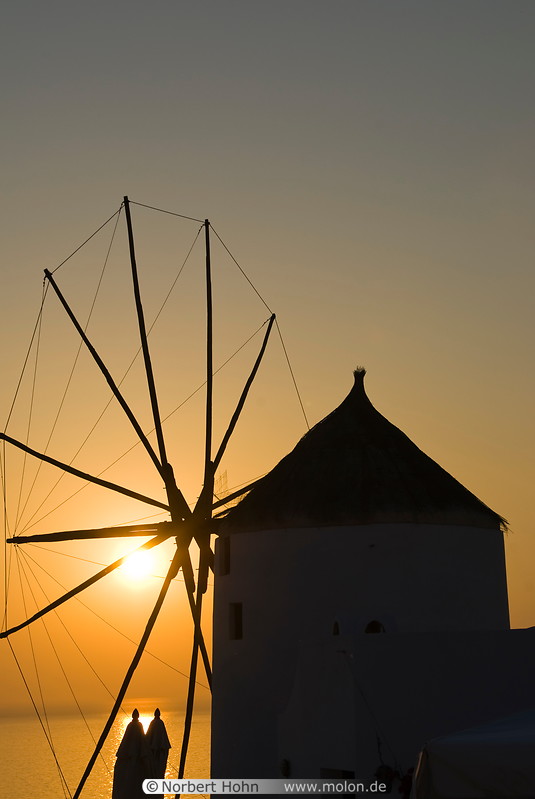 11 Oia windmill at sunset
