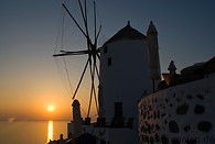 12 Oia windmill at sunset