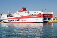 09 Minoan lines ferry in the harbour