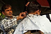 09 Hairdresser cutting hair