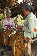 33 Old Balinese women preparing decorations