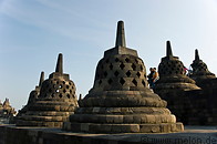 16 Stupas on the upper level