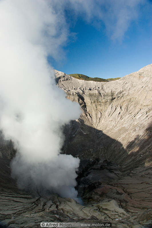 11 Smoking Mount Bromo volcanic cone
