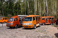 04 Minibuses in Kawah Putih parking
