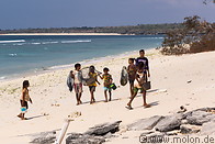 26 People walking on Karendi beach