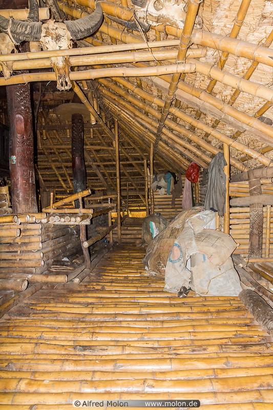 16 Bamboo house interior
