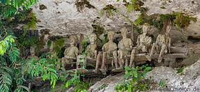 19 Tau Tau wooden statues in Marante