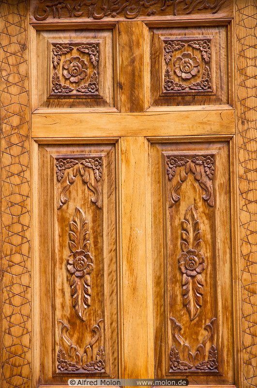 17 Ornamental wooden door