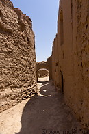 03 Narrow alley between mud brick walls in the castle