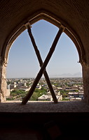 13 View of Meybod through Narin castle window