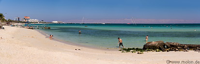 Men beach on Kish island