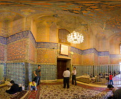 16 Mausoleum hall with decorated walls