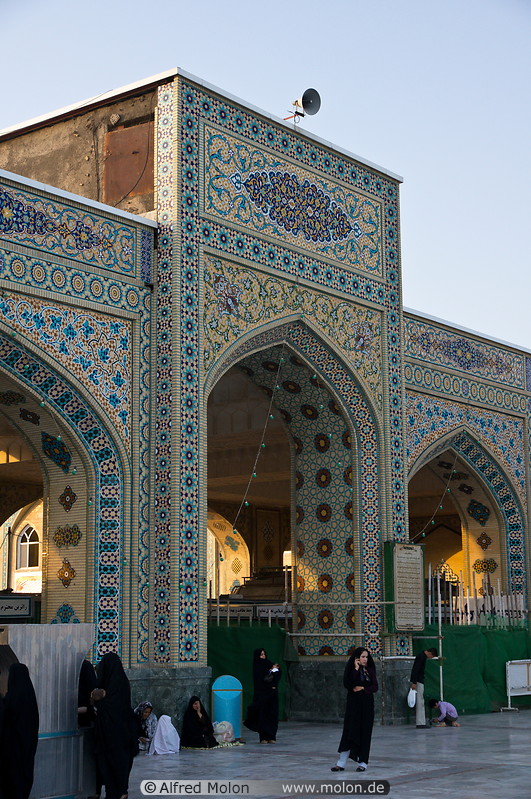 08 Entrance to Imam Reza holy shrine