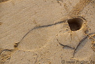 12 Shoe print in sand