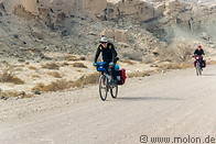 Cyclists in the desert