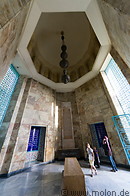 06 Mausoleum interior with tombstone