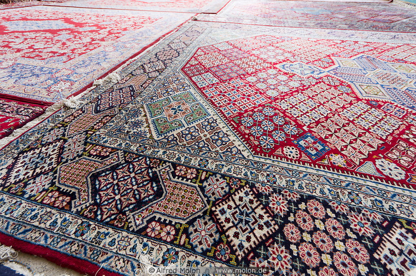 12 Persian carpet in Jameh mosque
