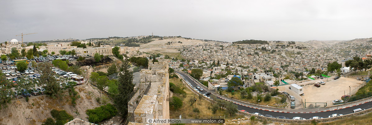 14 Southern wall and Mount of Olives