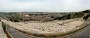 08 Panoramic view of Jerusalem and Jewish cemetery