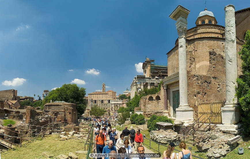 09 Via Sacra and temple of Romulus