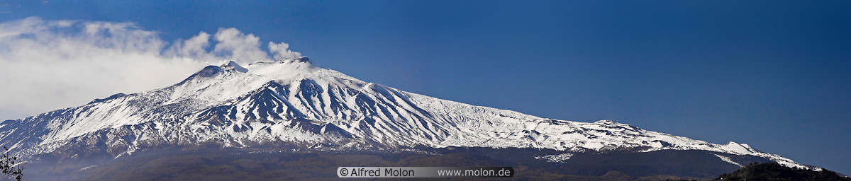 04 Snow covered summit of Mt Etna