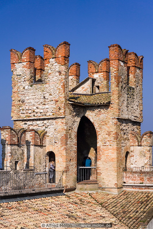 11 Tower in Sirmione castle