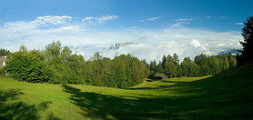 07 Panorama view with meadow and forest