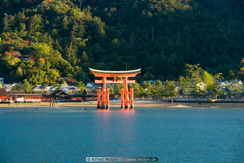02 View of torii of Itsukushima shrine 