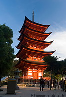 11 Five-storied Gojunoto red pagoda