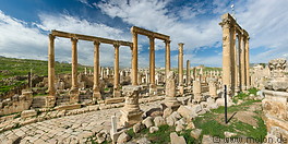 14 Corinthian columns along path
