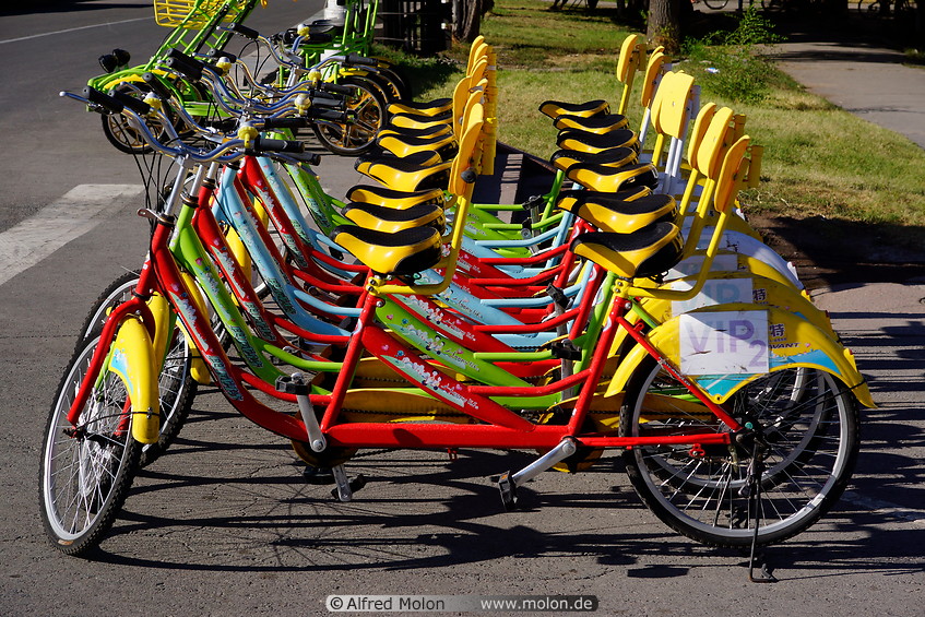 14 Tandem bicycles