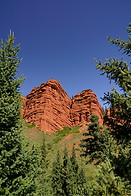 10 Red sandstone rock formation