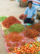 26 Woman selling chillies and tomatoes