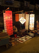 29 Coloured lamps vendor
