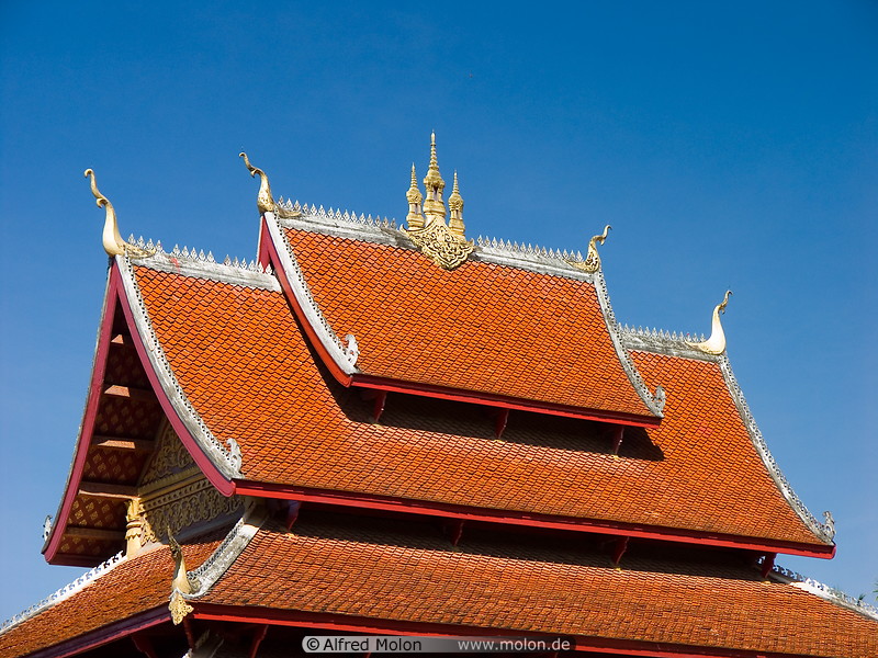 06 Roof of Wat Mai Suwannaphumaham